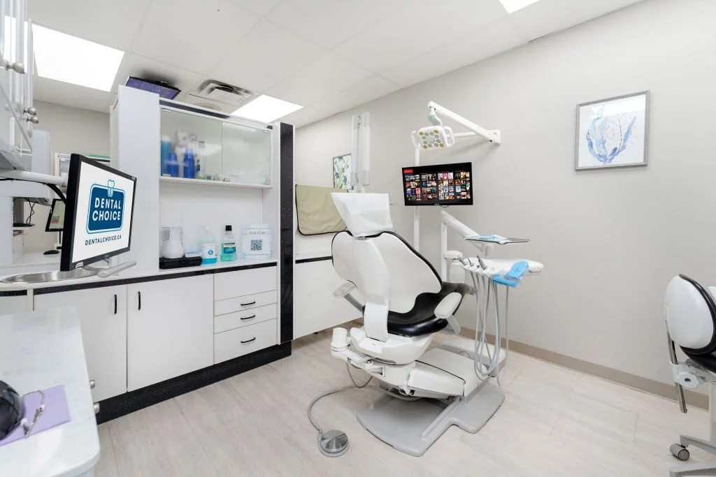 spacious treatment room dentist sw edmonton